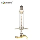 30ml veterinary injection syringe without dose nut, TPX plastic steel veterinary syringe for animals