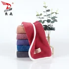 Towel Fashion Knot Border Design Soft Luxury Plain Color Coral Fleece Bath Towel Hand Towel