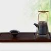 Strand Woven Bamboo Coffee & Tea Tray Eco-Friendly Feature Square Tea Strand Woven Bamboo Serving Tray Tea Tray
