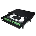 FTTH Outdoor 19 inch Fiber Optic Micro ODF Equipment Rack Wall Mount Patch Panel Terminal Box Cabinet ODF 144 Port