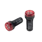 Factory price flash pilot lamps LED red buzzer button panel mount buzzer