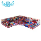 Hottest Theme Play Area Big Commercial Kids Indoor Playground Equipment Set with Slide Ball Pit