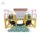 Construction Works Factory Sale Tires Shredding Double 2 Shaft Shredder Machine