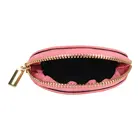 Custom PU Round Leather Coin Purse Zipper Wallet Coin Purse