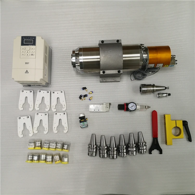 Atc Tool Change Spindle Motor Bt Kw Pneumatic Spindle With