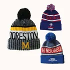 Knitted Adult Winter Hats Beanies With Pom Pom Wholesale