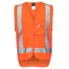 Corset Zipper Safety Hi Vis Flags Vest With Pocket