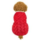 Rose 2020 Autumn And Winter Cold And Warm Red And Rose Velvet And Shu Cotton Velvet Pet Jacket