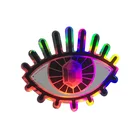 Wholesale PVC Adhesive Waterproof Die Cut Logo Hologram Sticker Custom Printing