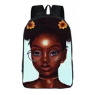 Polyester Backpack Latest Black African Art Girls Printing Kids Bags School Bags Children Backpack for Teenagers Girls