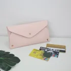 Wallet Leather 2020 Fashion Pink Women Waterproof Wallet Pvc Leather Coins Ladies Purse
