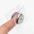 Custom engrave logo metal snap hidden 18mm PVC magnetic button for bag parts use