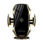 Factory Smart Sensor Car Mount Auto Clamp Wireless Phone Stand for iphoneX XS XR Samsung Note9 S10 S9 Qi 10W Quick Charger