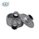 Fitting Pipe Gi Fittings Junction Box - 2 Way Through Circular