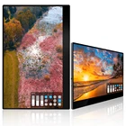 Sibolan touch screen 156 inch portable lcd 4k monitor type c bezeless gravity sensor auto-rotating touch osd menu