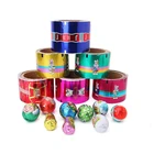 Food garde color printing laminated aluminum Chocolate Wrapping Foil candy wrapper