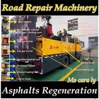 mobile road repair machinery maintenance asphalt regeneration concrete mixer tool