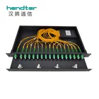1x16 2X32 SC LC APC 19" 1U fiber optic small Metal PLC Splitter box enclosure with cable management