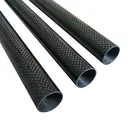 Graphite flexible solid hollow carbon fiber round rod