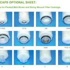 0.2 micron water filter high flow paper pleated filter cartridge pleated carbon filter element