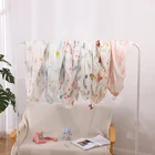 Cotton Bamboo Cotton Muslin Blanket 70%Bamboo 30% Cotton Fiber Printed Muslin Swaddle Blankets For Newborn Baby Blanket