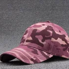 digital printing plain style caps camo women army hat elastic sweatband army or military cap curved brim camo baseball