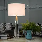 New Design Octagonal Tapered Alabaster Table Lamp for Living Room Brass Bedside Lamp