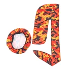 Hot Sale Promotional Polyester Pair Custom Logo Headwear Durag Bonnet Set