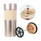 500ml Travel Press Coffee Makers Travel filter Mugs Insulated Stainless Steel Travel Coffee Tea Tumbler