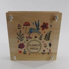 Wholesale Children Play Wood Bookmark Toy Intelligent DIY Toy Flower Press Device