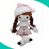 Best made custom OEM plush stuffed rag doll handmade cloth doll