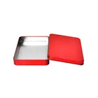 Hot Small New Mini Candy Sale Red Biscuit Box Promotion Wholesale Tins Gift Metal Tin Boxes For Europe Cookie Packing