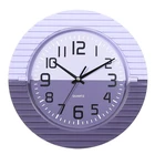 Purple fancy decorative plastic 10 inch new style factory wall clock