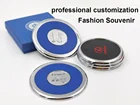 Gifts Brand Fashion Promotional Gifts Custom Brand Logo Metal Leather Coaster