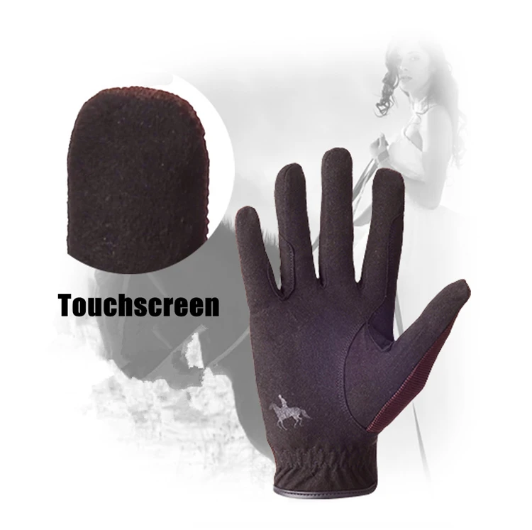 BOODUN Professional Horse Riding Gloves for Men Women Wear-resistant Antiskid Equestrian Gloves Horse Racing Gloves Equipment