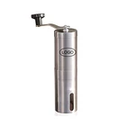 Manual Coffee Grinder Conical Burr Mill Brushed Stainless Steel