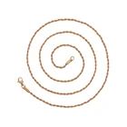 46978 Xuping Latest New Design Good Quality Hot Sale Womens Gold Plated Stainless Steel Link Chain Necklace