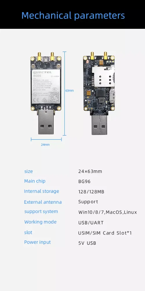 Usb Dongle With Quectel Bg96 Support Usb Uart Bg96 Dongle Buy Lte Cat