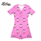 Rompers Wholesale Fashion Pajamas Female Bodysuit Rompers And Jumpsuits NETFLIX CHILL Onesie For Women