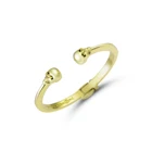 Fashion Jewelry Plain Metal Open Women 925 Sterling Silver Blank Bangle Custom Gold Plated Engraved Women Cuff Bracelet