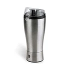 Wholesale Custom Stainless Steel Gym Electric Shaker Bottle Protein Bpa Free 400ML/14OZ