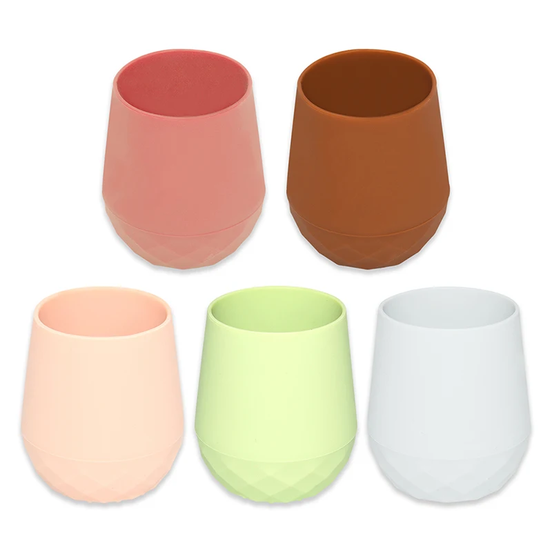 BHD Food Grade Unbreakable Non-Slip Silicone Baby Tiny Training Cup Infant Small Feeding Drinking Cup details