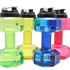 Eco-Friendly Half Bottle Reusable Custom 2.2L BPA Free Gym Half Gallon Water Bottle