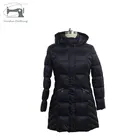 Womens Stylish Long Hooded Down Jacket Winter Overcoat wholesale Clothing