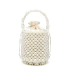 Bag Bucket Pearl Party Bag Pearl Clutch Bag Pearl Bag Handle