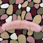Fashionable High Quality detachable fur collars leather jacket fox fur collar fur collar