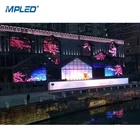 MPLED P3.91 P7.81 Glass Tv Curtain Price Indoor Transparent Led Display Screen Video Wall Panel