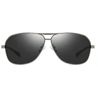 EUGENIA latest style stainless steel frame night driving glasses ce uv400 sunglasses