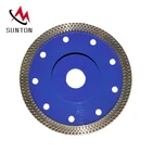 Hot pressed 110mm 115mm X turbo diamond cutting disc tile granite marble fast cutting diamond saw blade