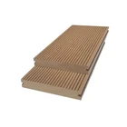 outdoor wood plastic flooring solid waterproof high strength wpc decking